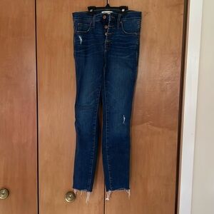 Madewell 10” high rise jeans